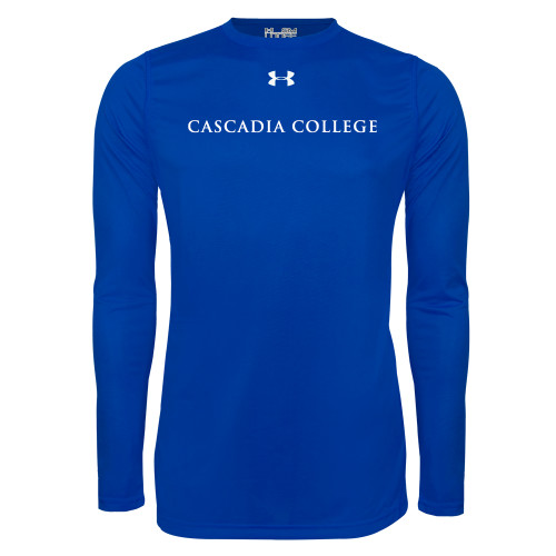  Under Armour Royal Long Sleeve Tech Tee - Cascadia College Bothell  Flat