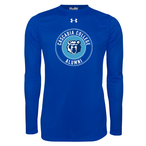  Under Armour Royal Long Sleeve Tech Tee - Cascadia College Alumni