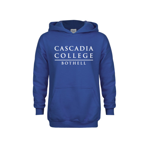  Youth Royal Fleece Hoodie - Cascadia College Bothell
