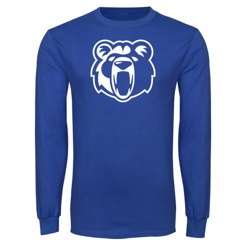  Royal Long Sleeve T Shirt - Kodiak Mascot