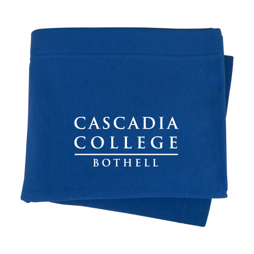  Royal Sweatshirt Blanket - Cascadia College Bothell