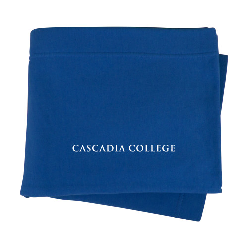  Royal Sweatshirt Blanket - Cascadia College Bothell  Flat