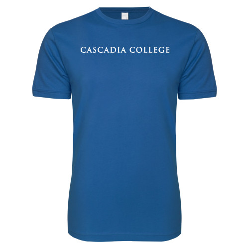  Next Level Royal SoftStyle T Shirt - Cascadia College Bothell  Flat