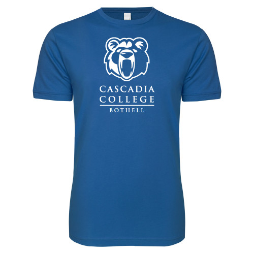 Next Level Royal SoftStyle T Shirt - Kodiak Cascadia College Bothell Stacked