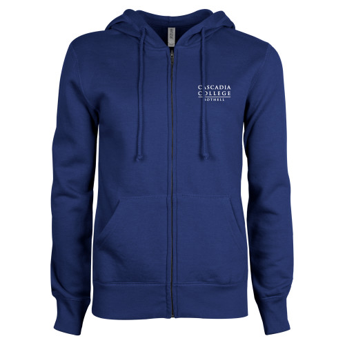  ENZA Womens Royal Fleece Full Zip Hoodie - Cascadia College Bothell