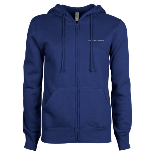  ENZA Womens Royal Fleece Full Zip Hoodie - Cascadia College Bothell  Flat
