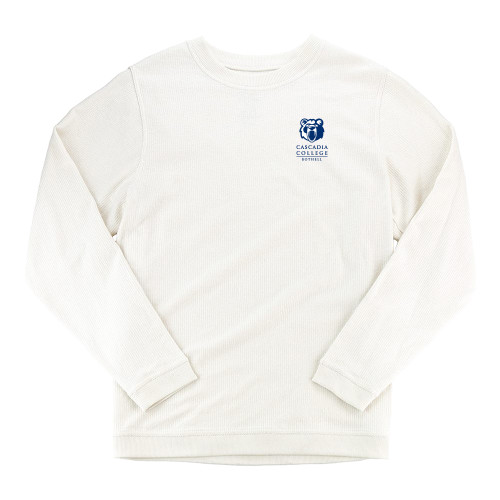  Boxercraft Womens Cream Corded Crew - Kodiak Cascadia College Bothell Stacked