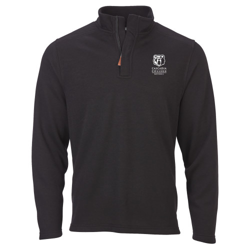  Boxercraft Black Sullivan 1/4 Zip - Kodiak Cascadia College Bothell Stacked EMB