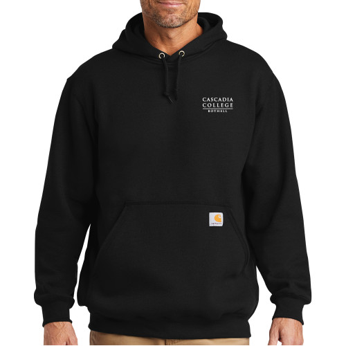  Carhartt Black Midweight Hoodie - Cascadia College Bothell  EMB