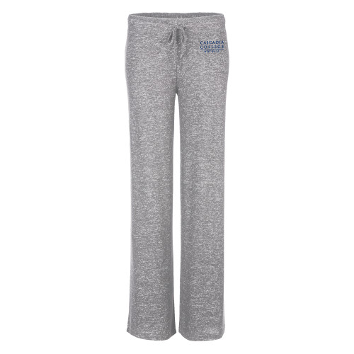  Boxercraft Womens Oxford Grey Heather Cuddle Wide Leg Pant - Cascadia College Bothell  EMB