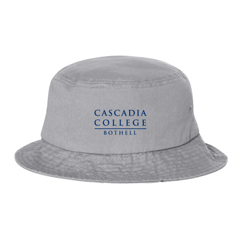  Sportsman Grey Bucket Hat - Cascadia College Bothell  EMB