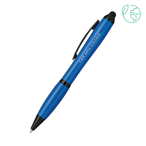 Nash Wheat Straw Ballpoint Royal Stylus Pen - Cascadia College Flat