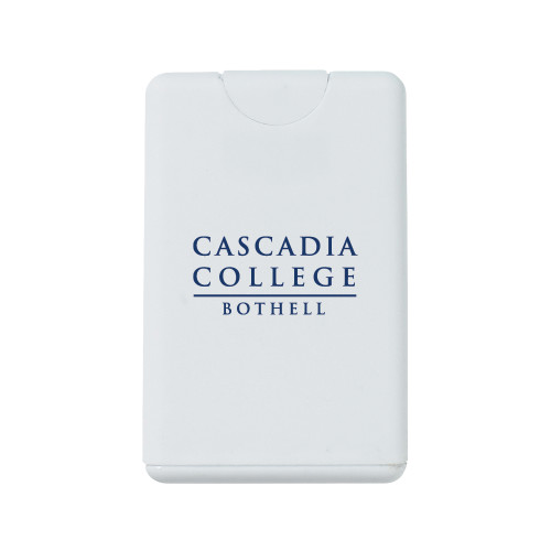  White .66 oz Card Shape Hand Sanitizer - Cascadia College Bothell