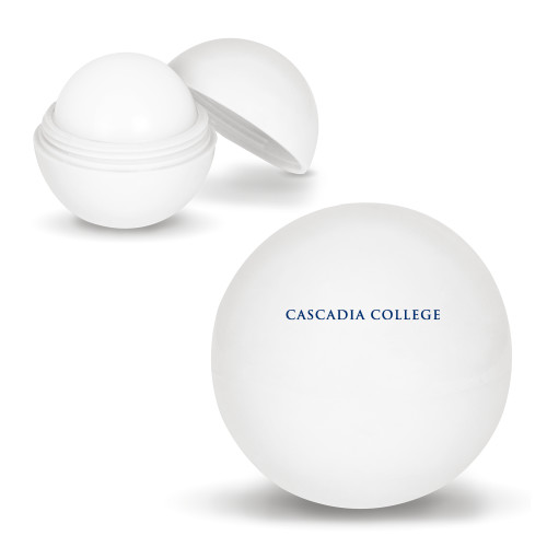  White Lip Moisturizer Ball - Cascadia College Flat