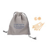 Thumbnail image for  Bamboo Golf Tee Set w/ Grey Recycled Pouch