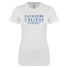 Thumbnail image for  Next Level Womens White Boyfriend Tee