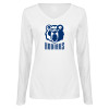 Thumbnail image for  Womens White Long Sleeve V Neck Tee