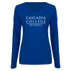 Thumbnail image for  Womens Royal Long Sleeve V Neck Tee 