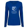 Thumbnail image for  Womens Royal Long Sleeve V Neck Tee 