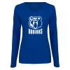Thumbnail image for  Womens Royal Long Sleeve V Neck Tee 
