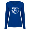 Thumbnail image for  Womens Royal Long Sleeve V Neck Tee 