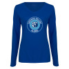 Thumbnail image for  Womens Royal Long Sleeve V Neck Tee 