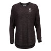 Thumbnail image for  Boxercraft Womens Black Heather Cuddle Oversized Crew