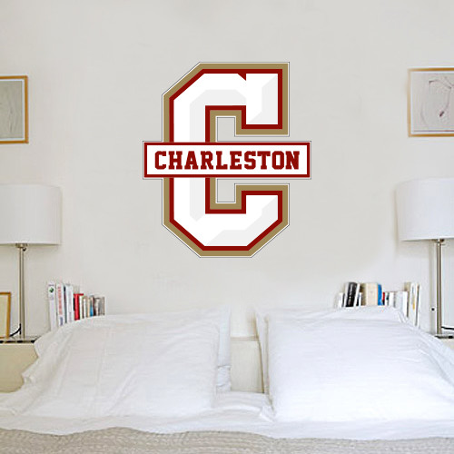  2.5 ft x 3 ft Fan WallSkinz - Official Logo - C Charleston
