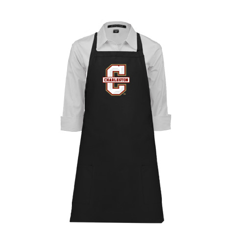 Full Length Black Apron - Official Logo - C Charleston