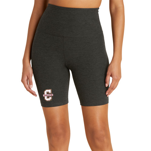  Beyond Yoga Womens Darkest Night Spacedye Keep Pace Biker Short  - 	Official Logo - C Charleston - Beyond Yoga