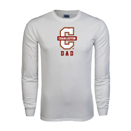  White Long Sleeve T Shirt - Dad