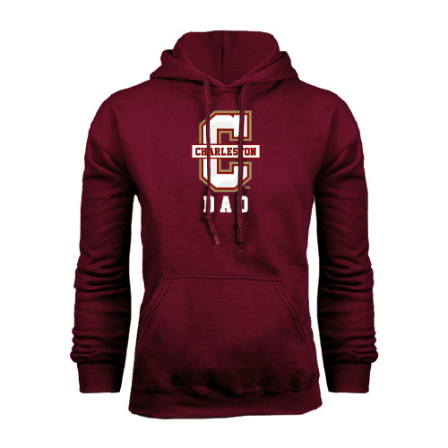  Maroon Fleece Hoodie - Dad