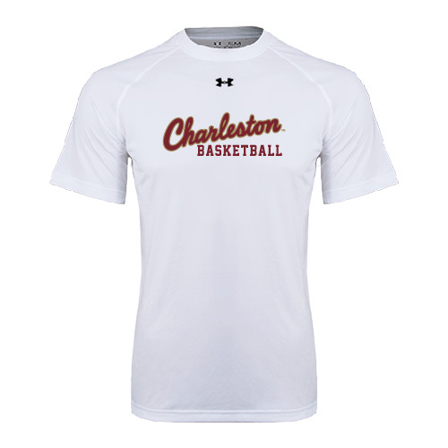  Under Armour White Tech Tee - Basketball
