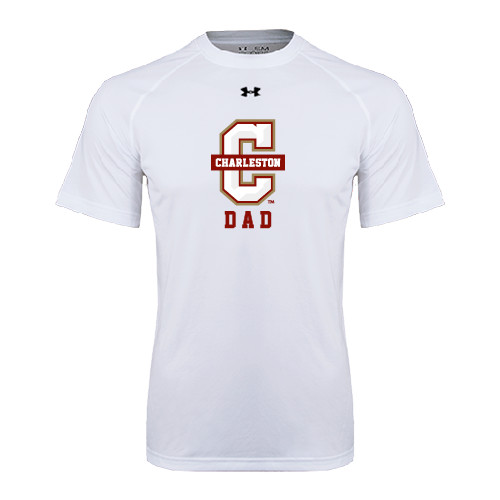  Under Armour White Tech Tee - Dad