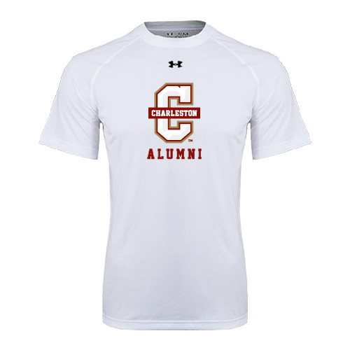  Under Armour White Tech Tee - Alumni
