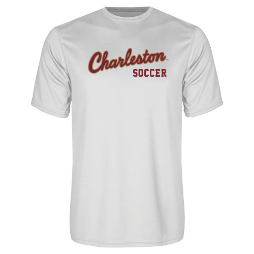  White Performance Tee - Soccer
