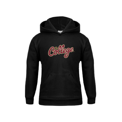  Youth Black Fleece Hoodie - The College Script