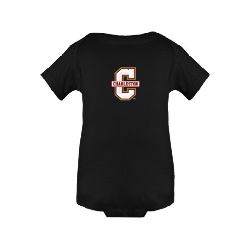  Black Infant Onesie - Official Logo - C Charleston