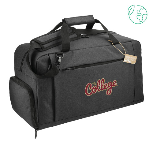 College of Charleston Aft Recycled PET 21 Inch Charcoal Duffel
