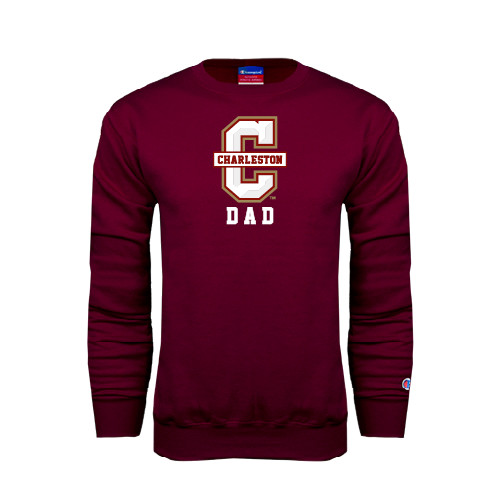  Maroon Fleece Crew - Dad