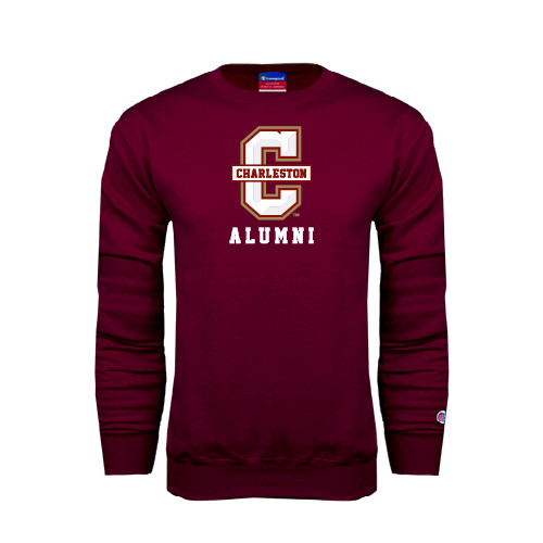  Maroon Fleece Crew - Alumni