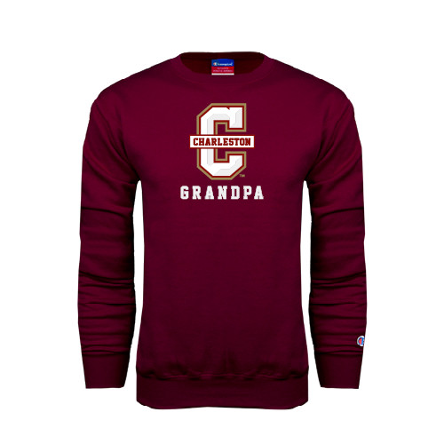  Maroon Fleece Crew - Grandpa