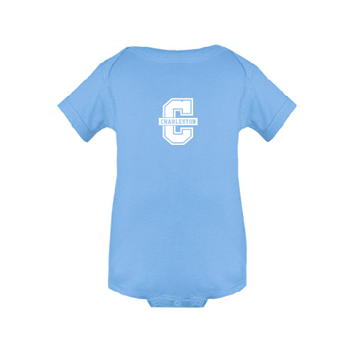  Light Blue Infant Onesie - Official Logo - C Charleston