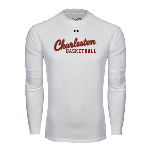  Under Armour White Long Sleeve Tech Tee - Basketball