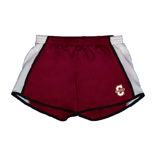  Womens Maroon/White Team Short - Official Logo - C Charleston