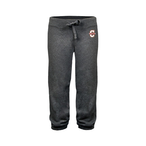  ENZA Womens Dark Heather Banded Fleece Capri - Official Logo - C Charleston