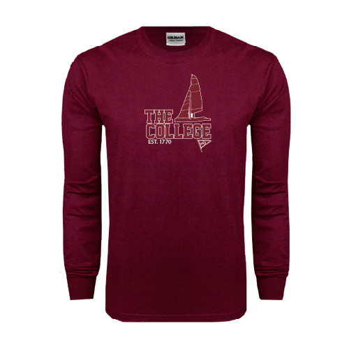 Main Image for  Maroon Long Sleeve T-Shirt