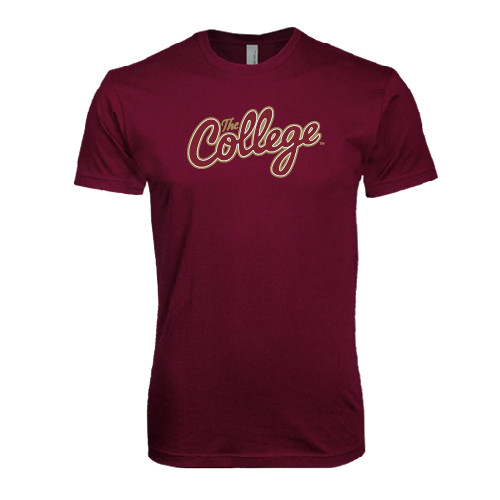 Main Image for  Next Level Maroon SoftStyle T Shirt