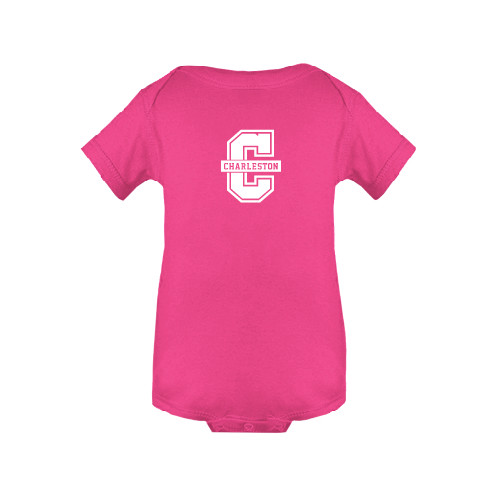  Fuchsia Infant Onesie - Official Logo - C Charleston