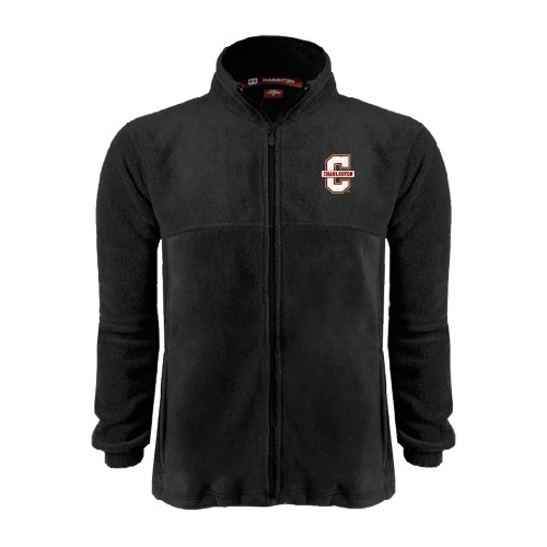  Black Fleece Full Zip Jacket - Official Logo - C Charleston